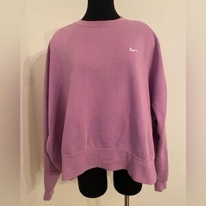 NIKE Women’s Crew Fleece XXL in Violet